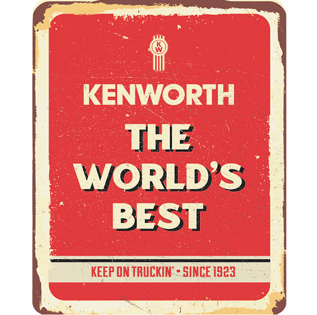 Kenworth Garage Sign - Retro
