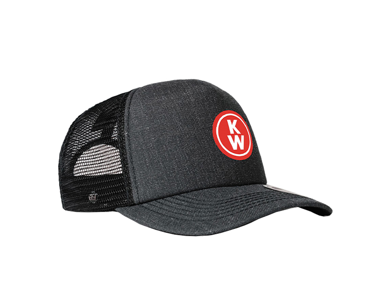 Charcoal/Black Kenworth Logo Trucker Cap