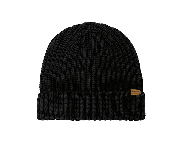Kenworth Black Rib Knitted Cuffed Beanie