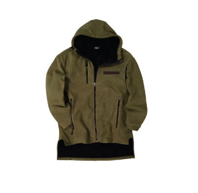 FULL ZIP LONG SLEEVE BUSH SHIRT