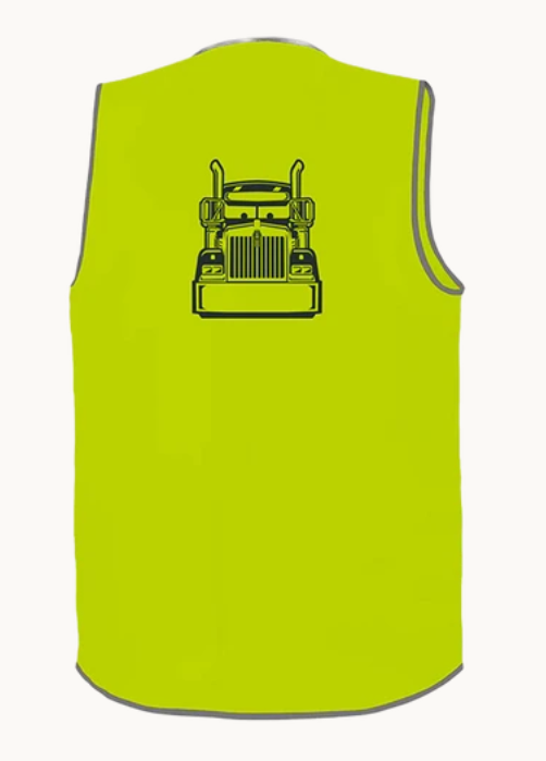 Kenworth Youth Hi-Vis Vest – Yellow