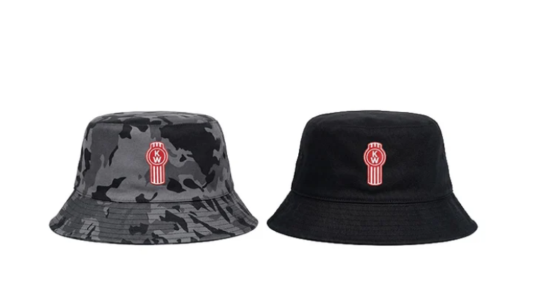 Kenworth Reversible Bucket Hat – Black/Camo