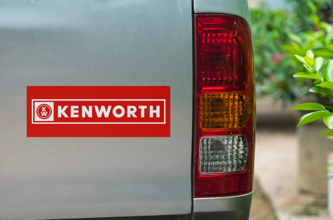 KENWORTH Banner Bumper Sticker