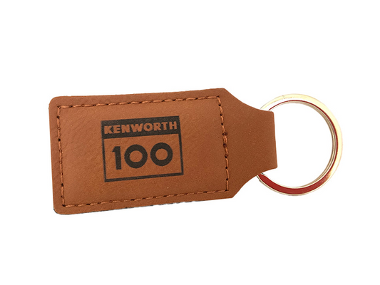 Kenworth 100 Years Leather Keyring