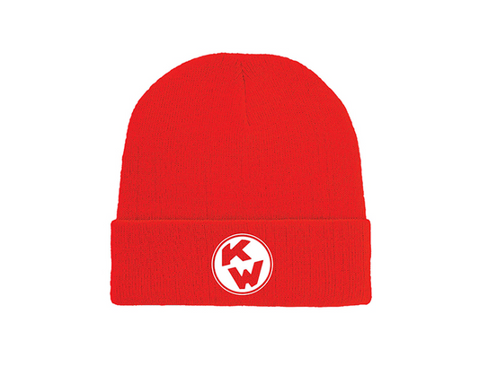 Red Kenworth Circle Logo Beanie