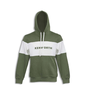 KENWORTH TWO TONE OLIVE/WHITE HOODIE
