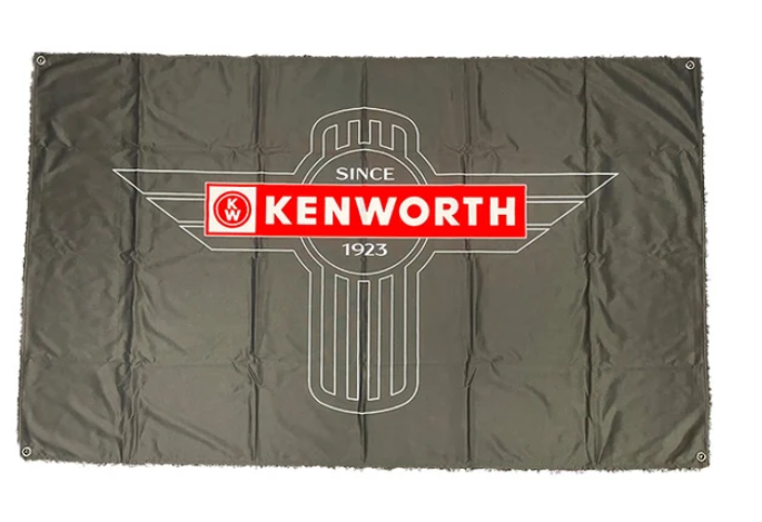 Kenworth T-Bar Cab Flag – Black