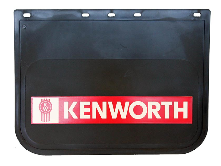 MUDFLAP 24'X17' KW BLACK RED