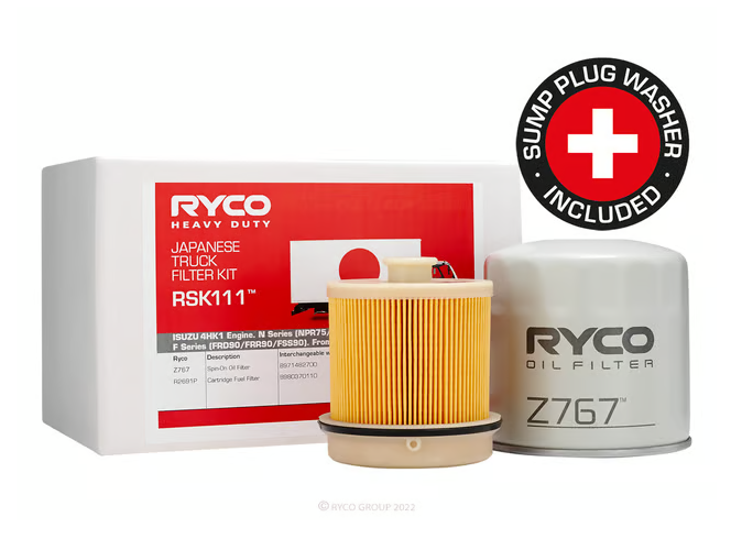 FILTER KIT ISUZU N SER 4HK1 02/2008-04/2015