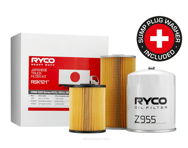 FILTER KIT HINO 500 FC7J FD7JLM FD7JPM FE7J JO7E