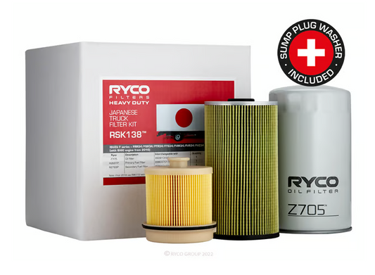 FILTER KIT ISUZU F SERIES FRR34 FSR34 FTR34 FTS34FVM34 FVR34